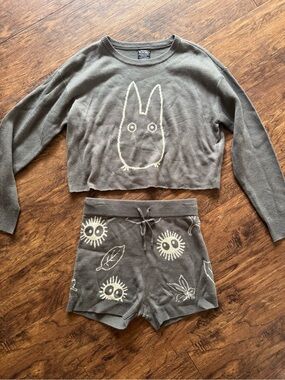 My Neighbor Totoro official merch wool Knit Pajama Set